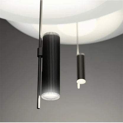 Modern Flying Saucer LED Pendant Lights Personality Home Decor Hanging Lamp Dining Table Bar Living Room Artistic UFO Chandelier