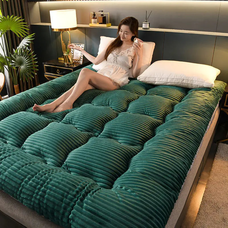 Inflatable Mattress Memory Foam Covers Bed Mettress Futon Folding Sleeping Mattress Base Songk Colchon Matress Latex Tatami
