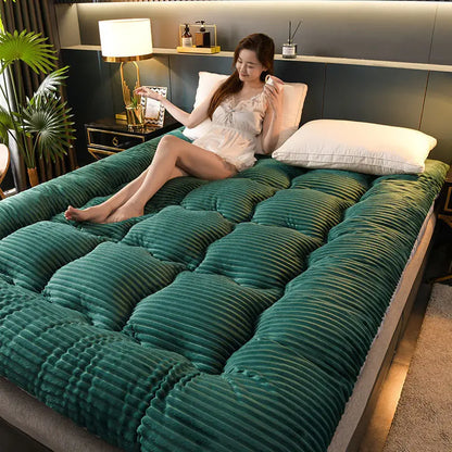 Inflatable Mattress Memory Foam Covers Bed Mettress Futon Folding Sleeping Mattress Base Songk Colchon Matress Latex Tatami