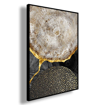 Abstract Annual Ring Decoration Mural Light Luxury Minimalist Style Poster BedRoom Wall Art Canvas Painting Home Decor Aesthetic