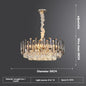 Post-modern Simple and Luxurious Crystal Chandelier Living Room Lamps Dining Room Decoration Household Led Indoor Lighting