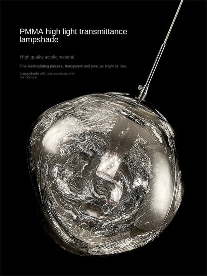 Nordic Lava Loft LED Pendant Light Modern Light PVC Lighting Living Room Indoor Decor Home Fixtures Kitchen Hanging Pendant Lamp
