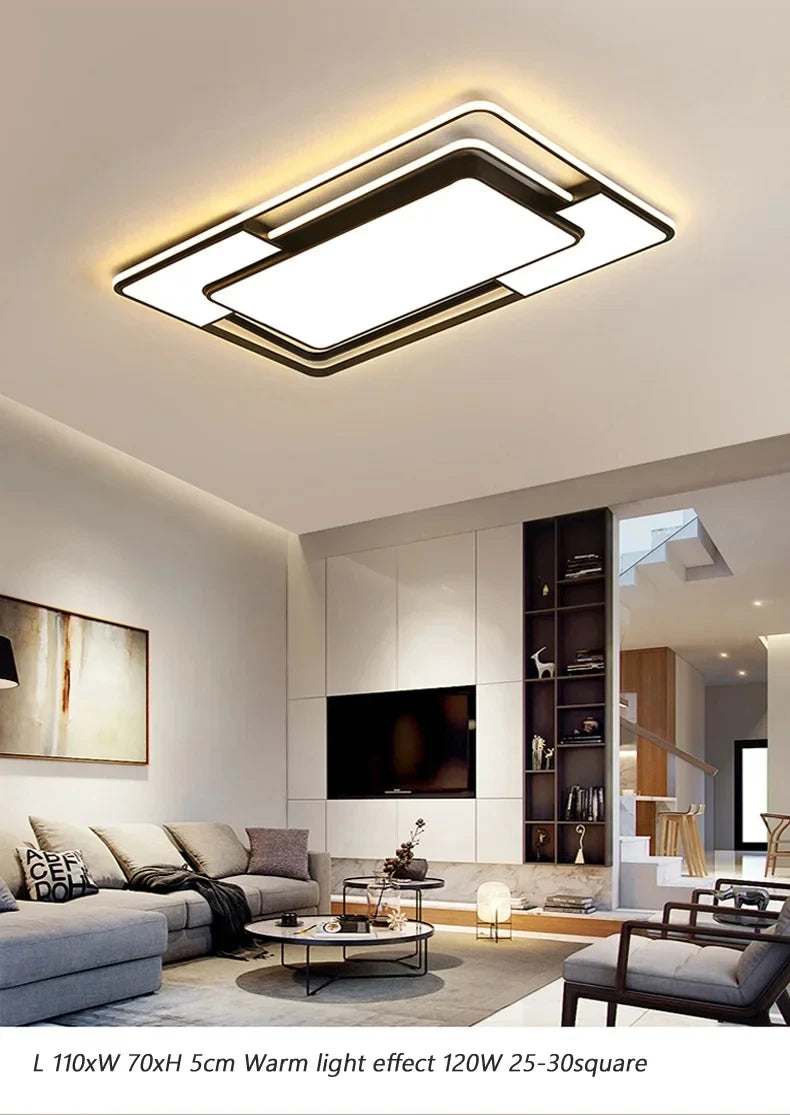 Living Room LED Ceiling Lamp Modern Simple Bedroom Room Dining Light Nordic Lustre Home Decoration Interior Lighting Chandelier