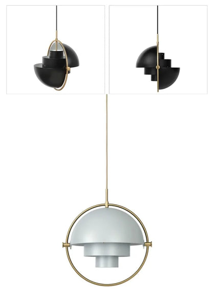 Modern Creative Pendant Light Gubi Chandelier for Restaurant Living Room Loft Iron Hanging Lamp Home Decor LED Lighting Fixtures