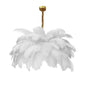 Feather Chandelier Ceiling Lamp LED Pendant Light Nordic Home Decor Lustre Modern Chandelier Pendant Light for Living Room