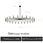 Living room lamp, new light luxury bedroom chandelier Nordic lamps modern minimalist atmosphere For home dining room Lights