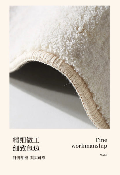 Maillard Style Carpets for Living Room Fluffy Soft Bedroom Decor Plush Carpet Luxury Cloakroom Thick Rug Large Area Washable Mat
