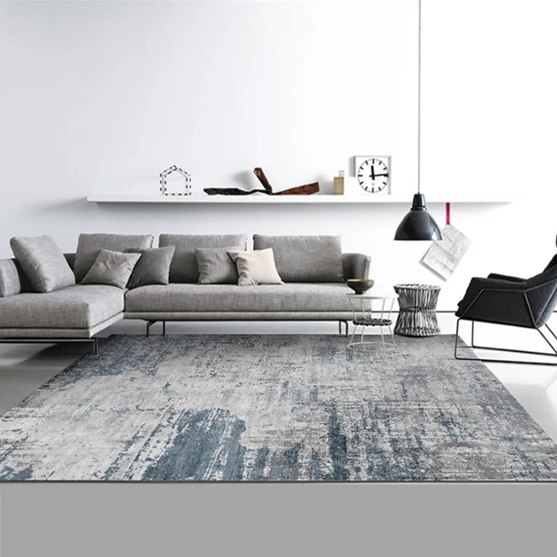 Light Luxury Splashing Ink Living Room Large Area Carpet Bedroom Decor Rugs Non-slip Floor Mat Lounge Rug Hotel Lobby Carpets