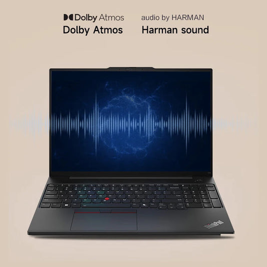 Lenovo Laptop Thinkpad E16 AI PC 16" 2.5K Thin & Light Portable Laptop Intel Ultra5 125H/Ultra7-155H 16G/32G DDR5 RAM Notebook