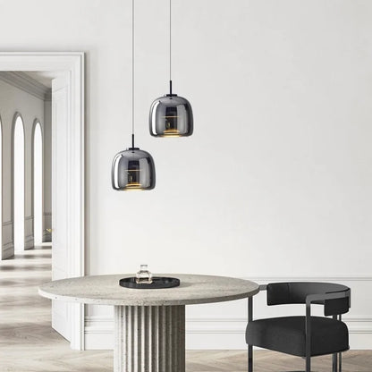 Glass LED Pendant Light for Kitchen, Restaurant, Hanging Lamp, Modern Bedroom, Bedside Shop Decoration, Ceiling Chandeliers, Lustres Decor