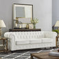 Chesterfield Sofa Set Living Room Chair Juegos Leather Couch Sofa Chair for Bedroom Modern Chesterfield Tufted Leather Chair