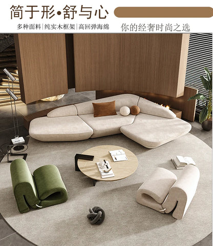 Design European Modern Sofas Leisure Light Luxury  Comfortable High Quality Living Room Sofa Sectional Decor  Muebles Furniture