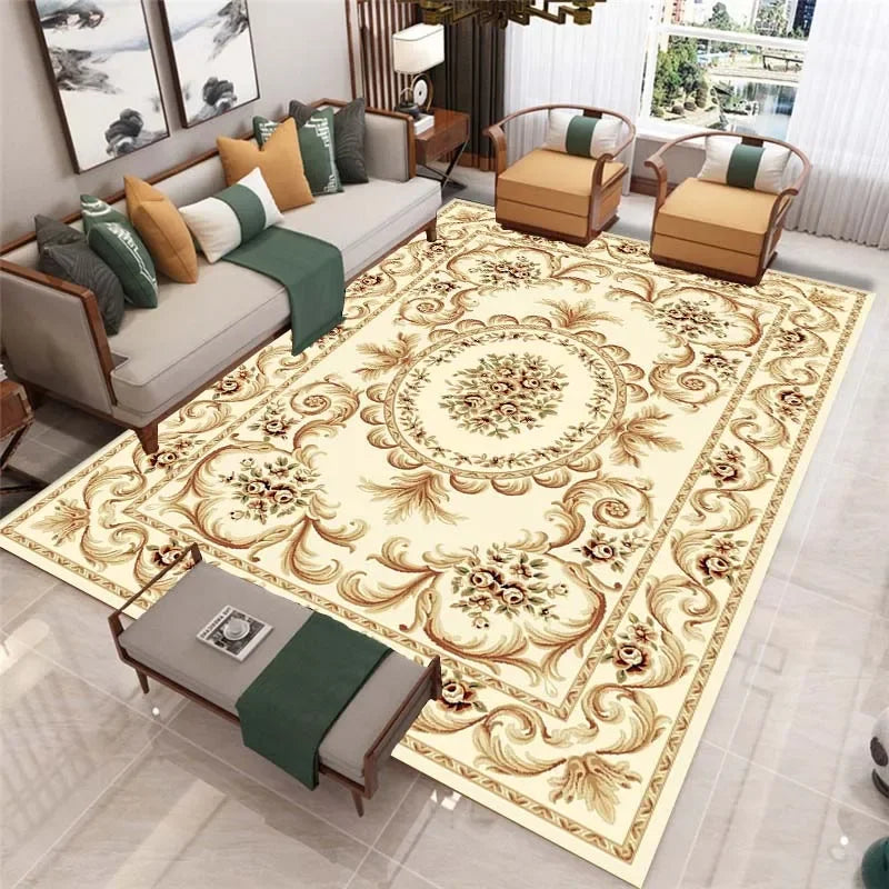 Classic  Carpets For Living Room  Area Rugs Home Decor Sofa Table Non-Slip Bedroom Floor Mats