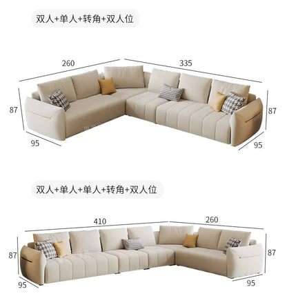 Corner Nordic Living Room Sofas Modern Floor Lounge White Outdoor Sofa Designer Love Seat Sectional Divano Trendy Furniture