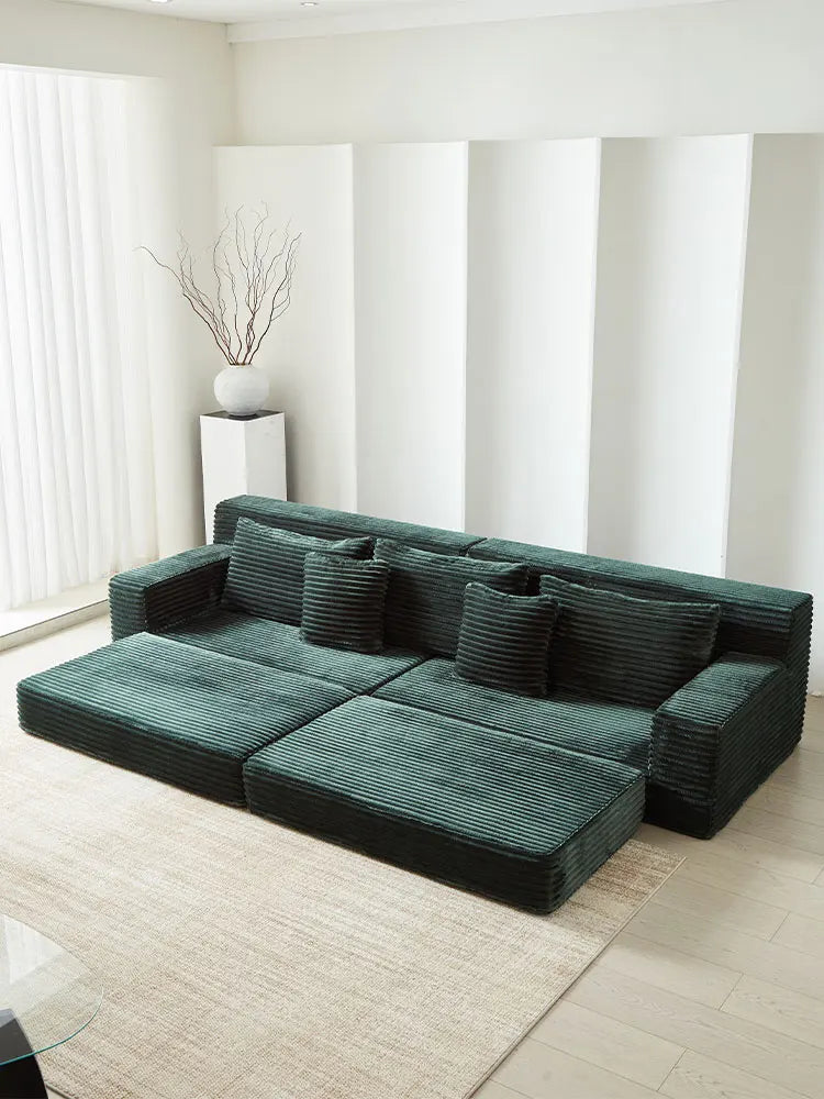 Designer Living Room Couch Bed Fabric Modern Foldable 2025 Boneless Sofa Puffs Vacuum Sleeper Woonkamerbanken Furniture Home
