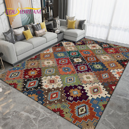 Persia Bohemia Nordic  Area Rug Large,Carpet Rug for Living Room Bedroom Sofa Doormat Decoration,kids Play Non-slip Floor Mat 3D