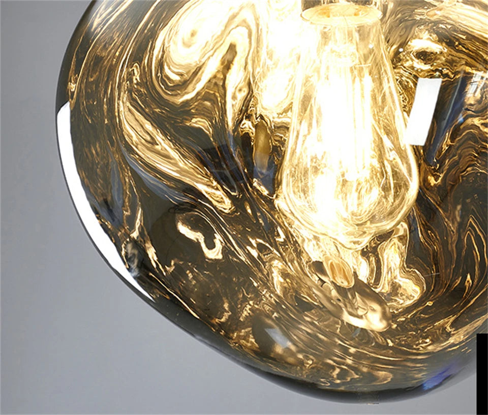 Nordic Lava Loft LED Pendant Light Modern Light PVC Lighting Living Room Indoor Decor Home Fixtures Kitchen Hanging Pendant Lamp