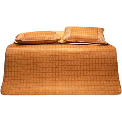 Cool mat summer rattan mat dual-use student dormitory single double foldable mattress summer natural pure rattan straw mat home