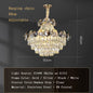 2024 Modern Large Luxury Living Room Chandeliers for Staircase Designer Crystal Pendant Lamps Home Decor Lighting Lustre Fixture