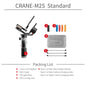 M2S 3-Axis Mirrorless Cameras Gimbal Handheld Stabilizer for Sony Canon Action Compact Camera Smartphones Vlog