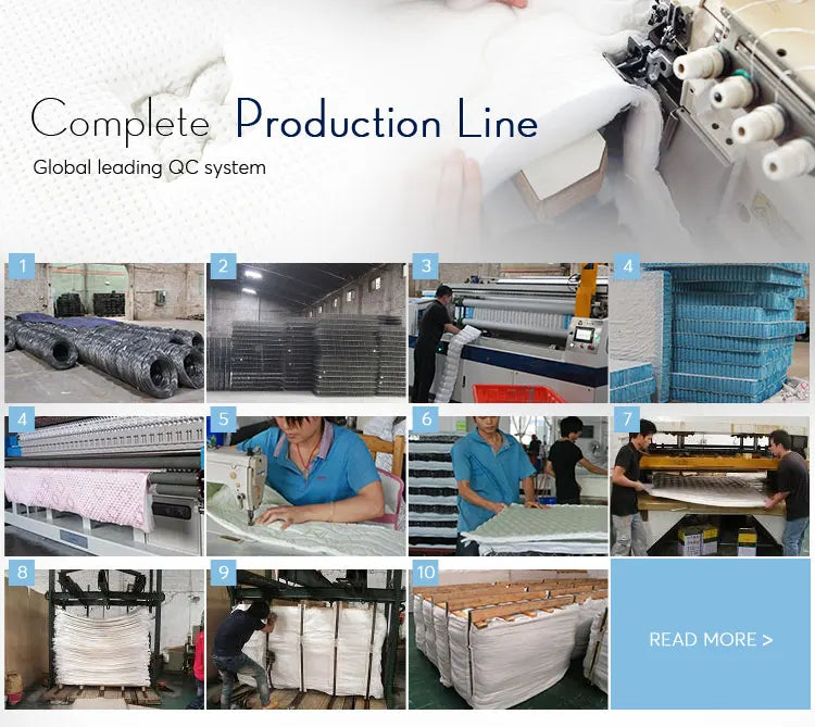 High Quality Vacuum Packed Latex Purple Mattress king Size Roll up Bed Spring Mattress in Box