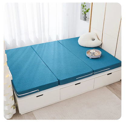 Folding Mattress Queen Size Memory Foam Mattress Japanese Tatami Sponge Mattress Multifunctional Removable Washable Mattress Pad