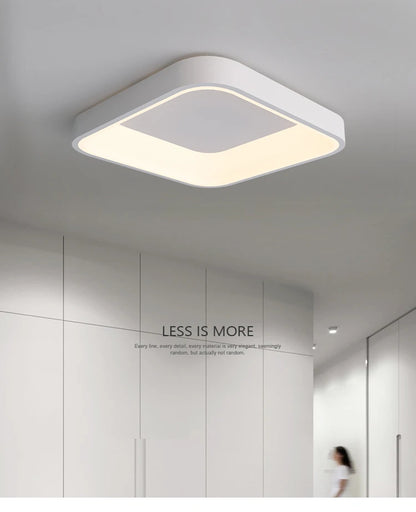 White Grey Modern led Ceiling Lights For Living Room Bedroom Dining Room dimmable Lamp indoor round sqaure Fixtures Lustres