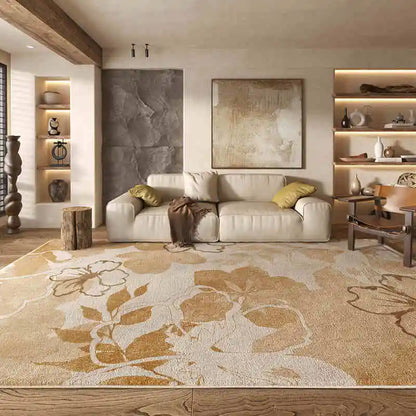 Maillard Style Carpets for Living Room Fluffy Soft Bedroom Decor Plush Carpet Luxury Cloakroom Thick Rug Large Area Washable Mat