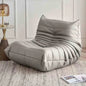 Fireside Chair for Adult Armless Floor Sofa Soft Comfy Lounge Chair Foam Sofa Accent Chair for Living Room Bedroom Bean Bag Sofa