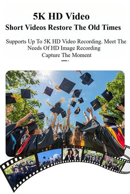 5k HD Digital Camera 75MP 18X Zoom AF Automatic Zoom 3-inch Flip Screen WIFI Web Camcorder Student Travel Shooting Vlog Cameras