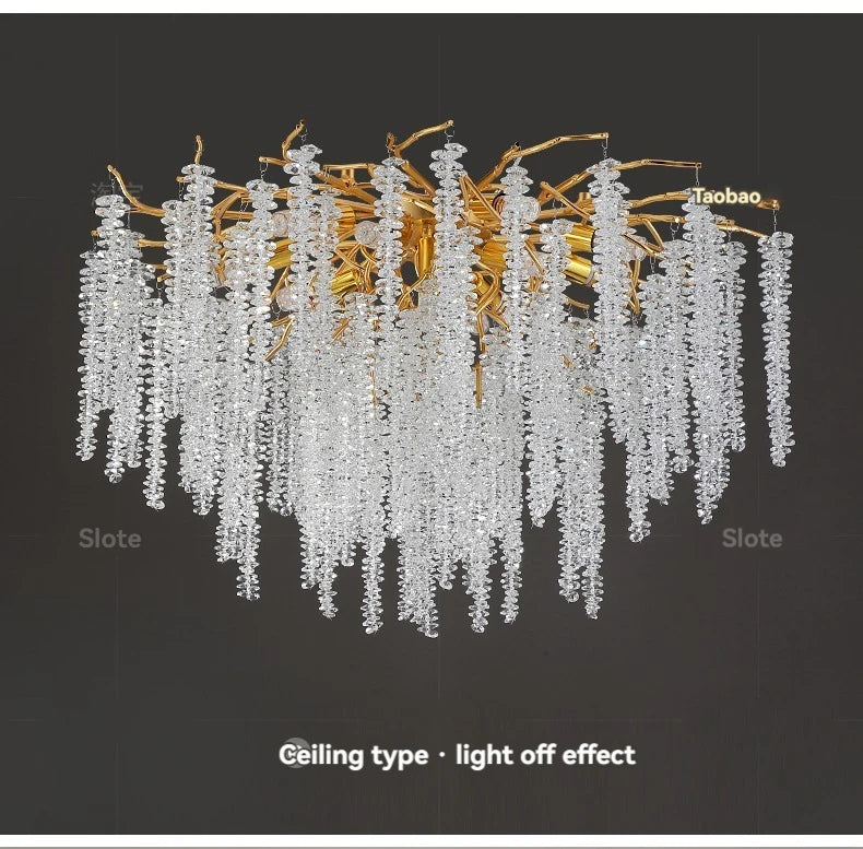 Silver Round Crystal Ceiling Chandelier Light For Bedroom Living Room Dining Kitchen Chrome K9 Crystal Ceiling Light Chandelier