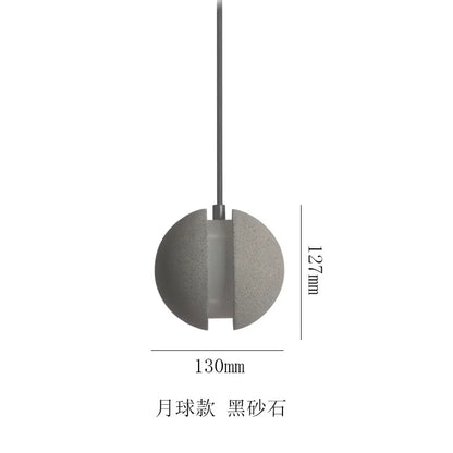 Chandelier Modern Chandelier Modern LED Concrete Ball Pendant Light Minimalist Mini Globe Cement Chandelier Home Decor
