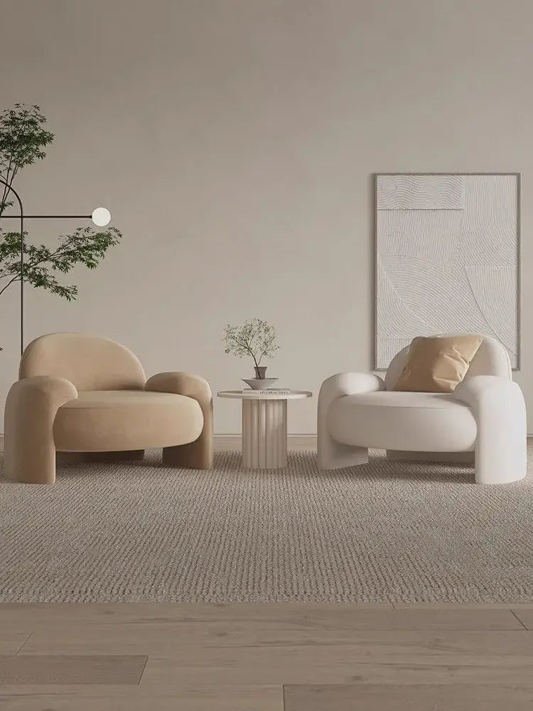 Living Room Single Sofa Balcony Leisure Chair Bedroom Sofa Chair Business Office Reception Hall Negotiation Sofas Chairs