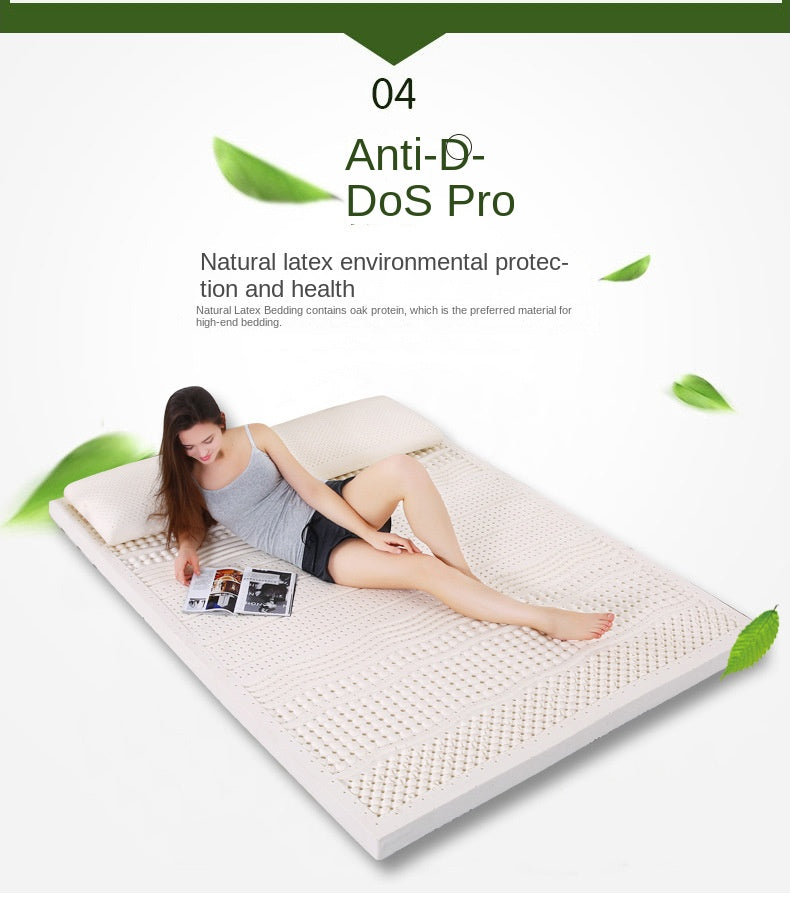 UVR Natural Latex Tatami Mattress Bedroom Foldable Massage Mattress Home Antibacterial Bed Cover King Size Double Full Size