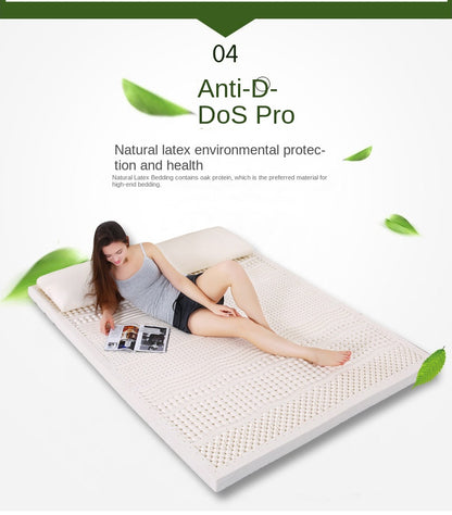 UVR Natural Latex Tatami Mattress Bedroom Foldable Massage Mattress Home Antibacterial Bed Cover King Size Double Full Size