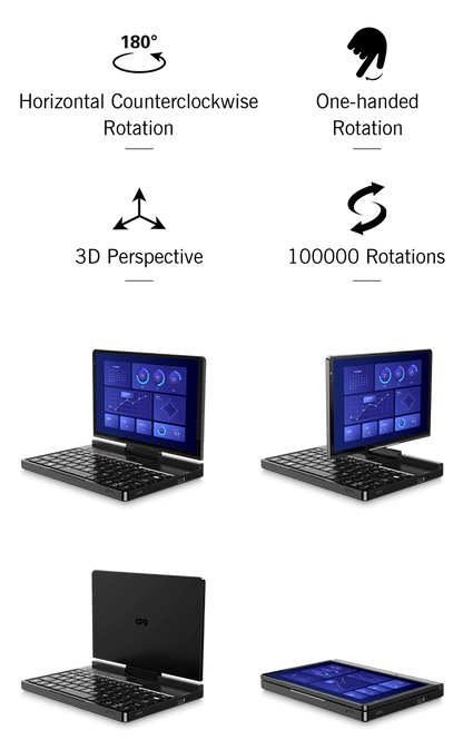 【Hot Sale】GPD Pocket4 2025 Latest AMD AI 9 HX 370/8840U 64GB 2TB NVMe 8.8" 2560×1600 144Hz 2-in-1 Laptop Tablet Palm Size MiniPC