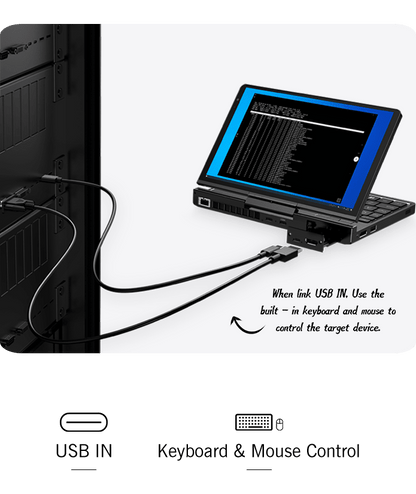 【Hot Sale】GPD Pocket4 2025 Latest AMD AI 9 HX 370/8840U 64GB 2TB NVMe 8.8" 2560×1600 144Hz 2-in-1 Laptop Tablet Palm Size MiniPC
